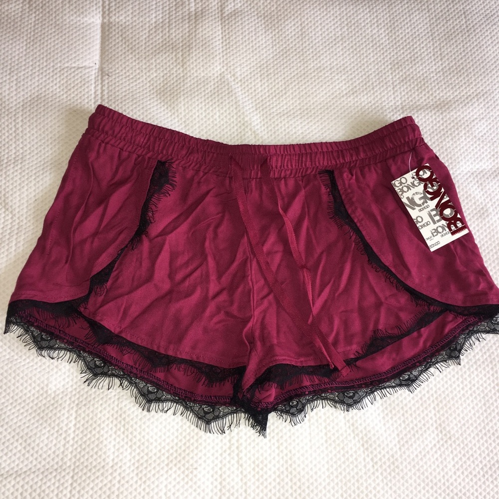 Lace Trim Shorts